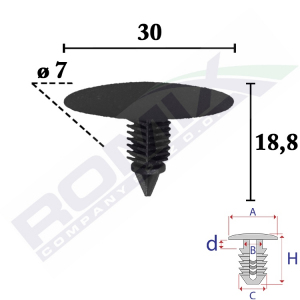 spinka wyciszenia C40135