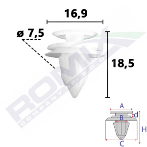 spinka tapicerska C60694