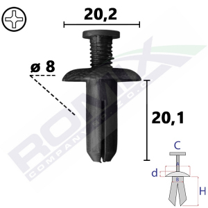 kołek rozporowy B22081
