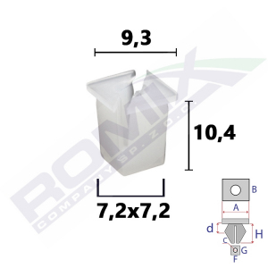 kostka montażowa 57154