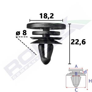 spinka tapicerska C10087