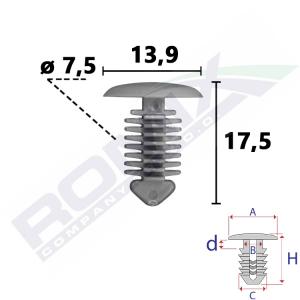 spinka tapicerska 10513