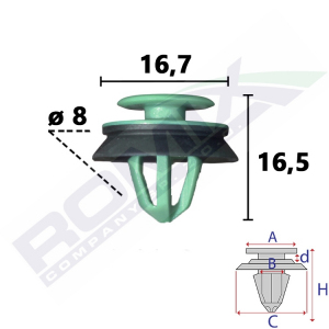 spinka tapicerska C80181