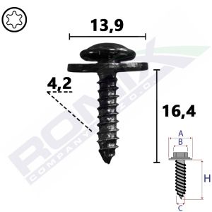 wkręt montażowy C80161