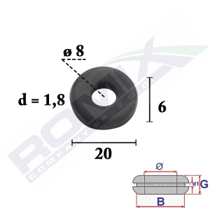 przelotka gumowa C70390