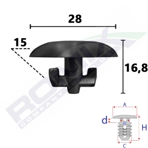 spinka tapicerska A14916