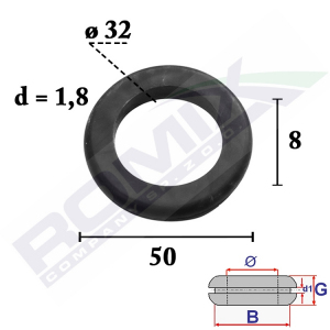 przelotka gumowa C70398