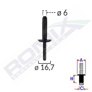 nit plastikowy B13750