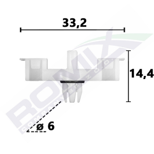 spinka listwy C80151