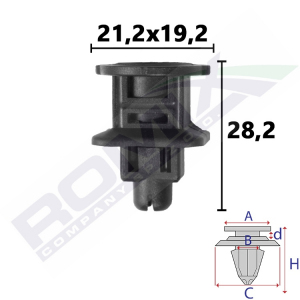 spinka listwy C70854