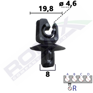 mocowanie przewodów C10054