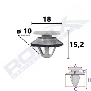 spinka listwy C70856