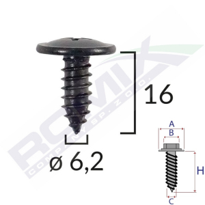 wkręt montażowy C60623