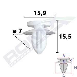 spinka listwy C70684