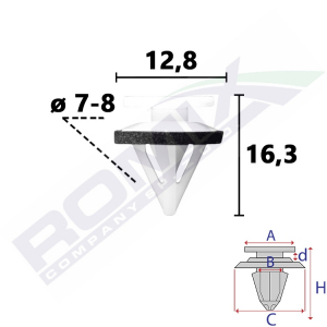 spinka listwy C80113
