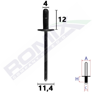 nit montażowy C80178