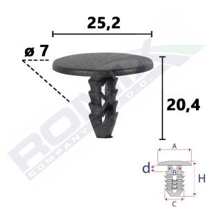 spinka tapicerska 10078