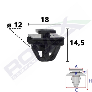 spinka listwy B25360