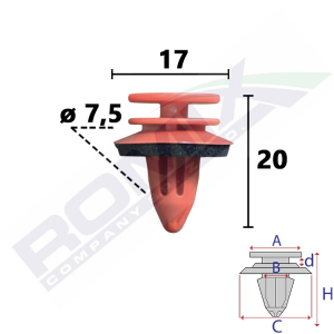 spinka tapicerska C80154