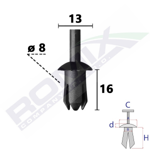 kołek rozporowy C60587